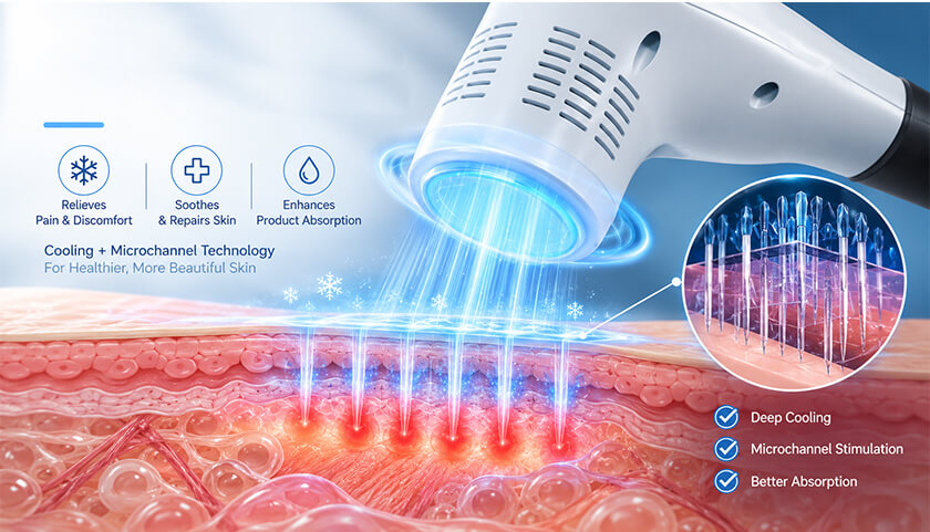 Vertical Fractional RF Microneedling: equipment detail